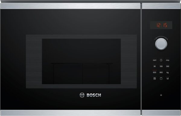 Bosch Einbau-Mikrowellengerät mit Grill Edelstahl BEL523MS0